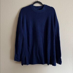 Lululemon Navy Blue Knit Sweater